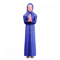 穆斯林女性祈祷 Muslim Female praying