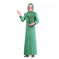 头巾女人 Hijab Woman