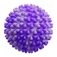 球体渐变紫色抽象形状K Sphere Gradient Purple Abstract Shape K