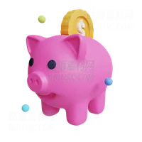 存钱罐储蓄 Piggy Bank Saving