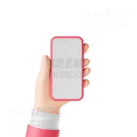 手持智能手机 Holding Smartphone