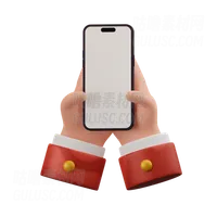 手持电话 Hand Holding Phone