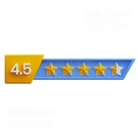 四分五星评级 Four Point Five Star Rating