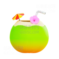 椰子汁 Coconut Juice