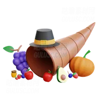 感恩节聚宝盆 Thanksgiving Cornucopia