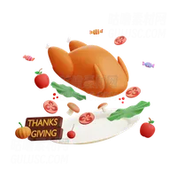 感恩节火鸡 Thanksgiving Turkey