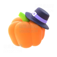 带帽南瓜 Pumpkin With Hat