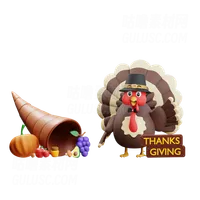 感恩节聚宝盆 Thanksgiving Cornucopia