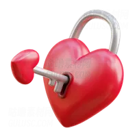 心形挂锁 Heart Padlock