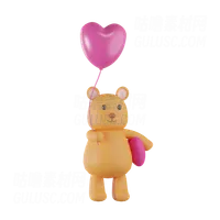 情人节泰迪 Valentine Teddy