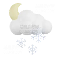 月云雪雨 Moon Cloud Snow Rain