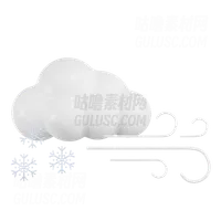 有风有雪的云 Cloud With Wind And Snow