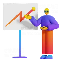 做分析演示的人 Man doing analysis Presentation